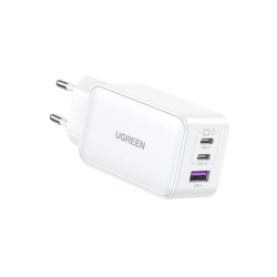 UGREEN USB A/C Wallcharger Nexode Dual C,1xUSB-A,65W,GaN,White Model No.CD244 (15334) UGREEN USB A/C Wallcharger Nexode Dual C,1xUSB-A,65W,GaN,White Model No.CD244 (15334)
